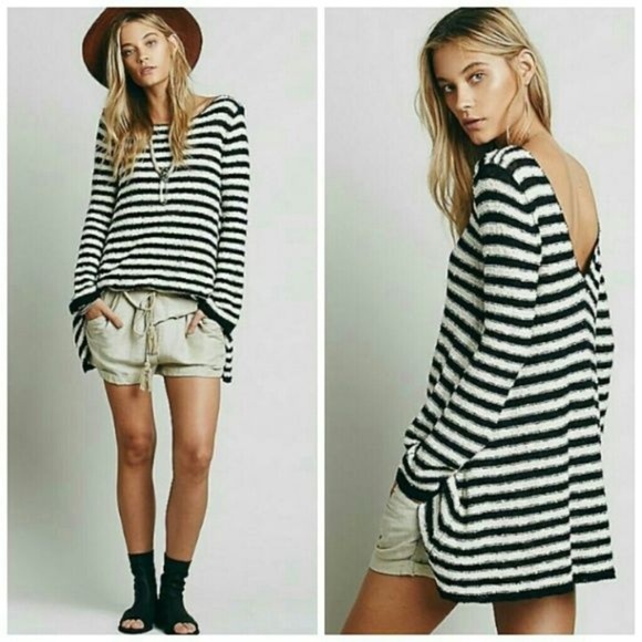 Free People Sweaters - FREE PEOPLE COUNTING STRIPES Tunic Sweater Dress